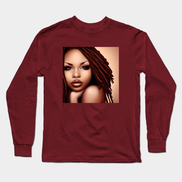 Brown sugar babe Long Sleeve T-Shirt by Cargoprints